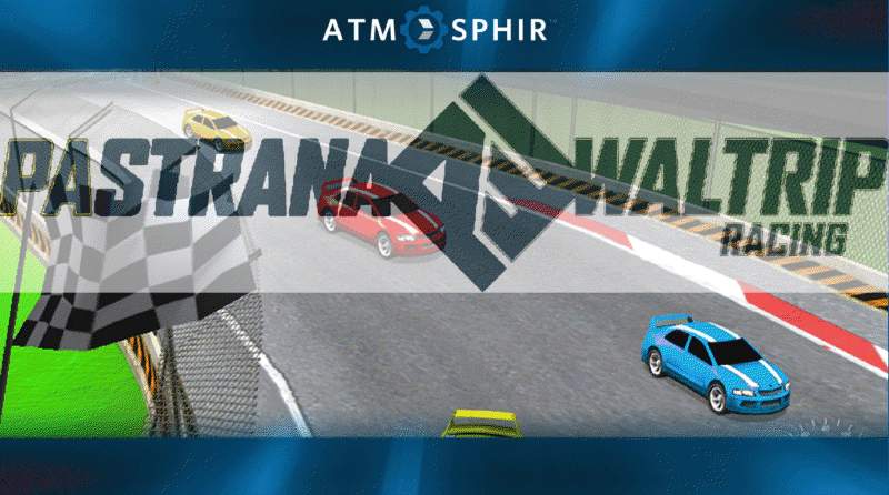 Atmosphir Poster, showcasing the "Racing Simulator".