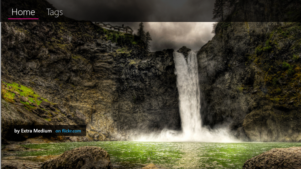 Flicker App for Windows 8