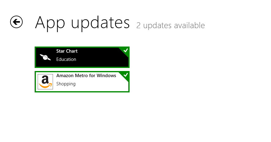 StarChart and Amazon Metro Updated in the Store