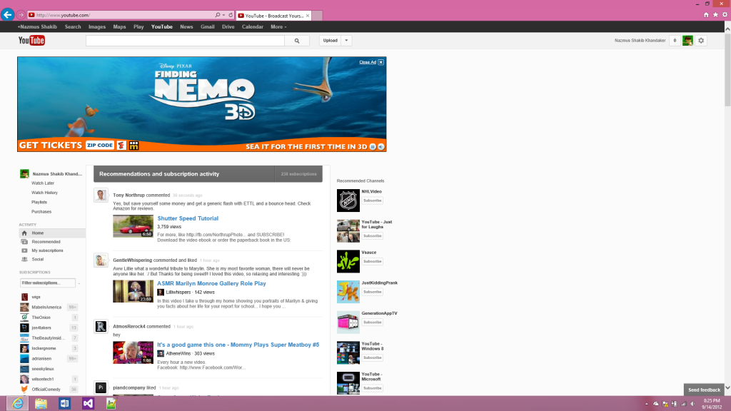 YouTube's new redesign