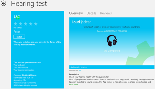 Hearing Test App is in the Store–Keep a tab on Hearing Loss – McAkins ...