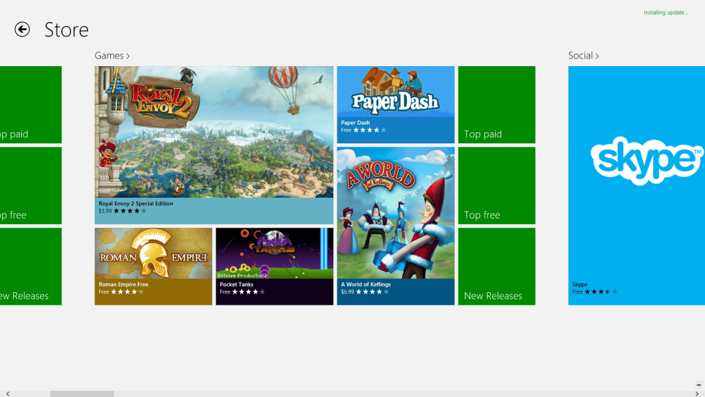Windows Store Games w Pocket Tanks