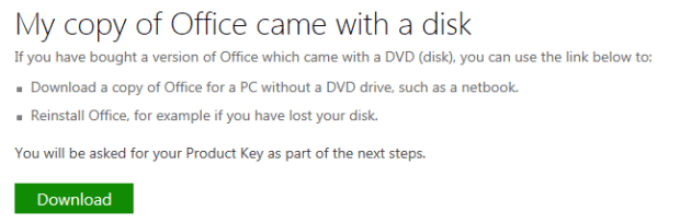 Download Office Link