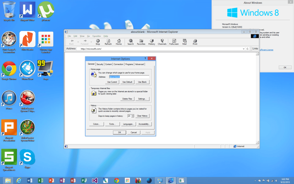 IE4 Options