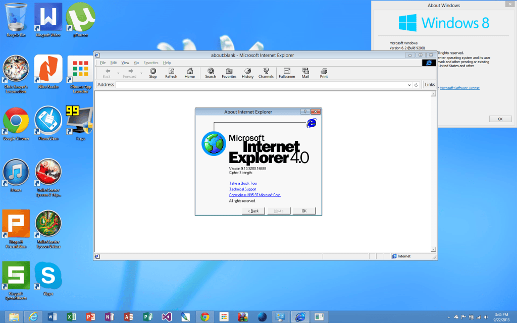 IE4 About