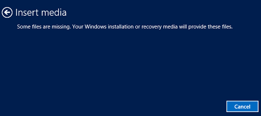 Insert Media to Reset or Refresh