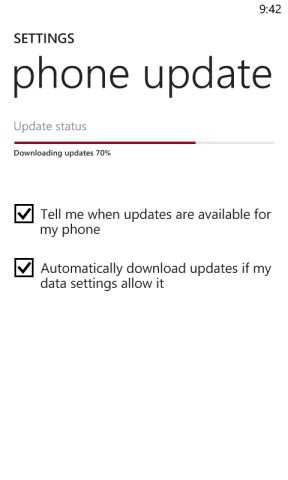 Windows Phone 8 Update