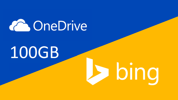 100 GB OneDrive with Bing