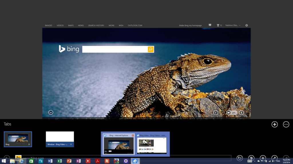 Windows 8.1 Update 1: Multi-Window Taskbar Thumbnails for Windows Store (Metro)&nbsp;Apps