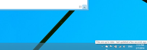 Skydrive System Tray