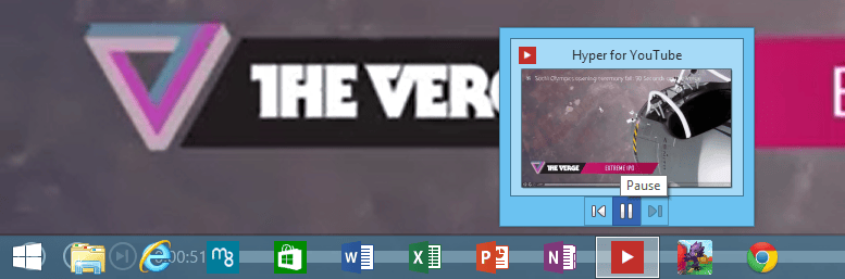 Taskbar Thumbnails with Media Controls 2