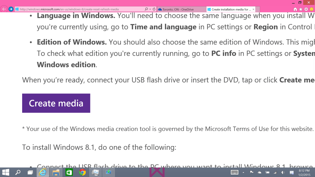 Create Media Button