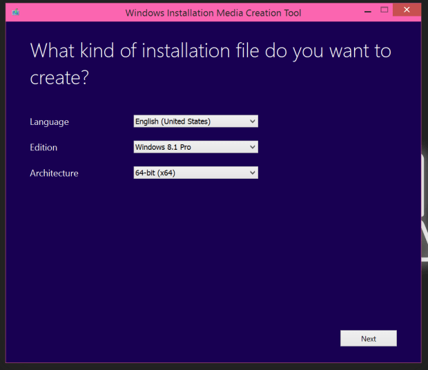 Create Recovery Media Setup 1