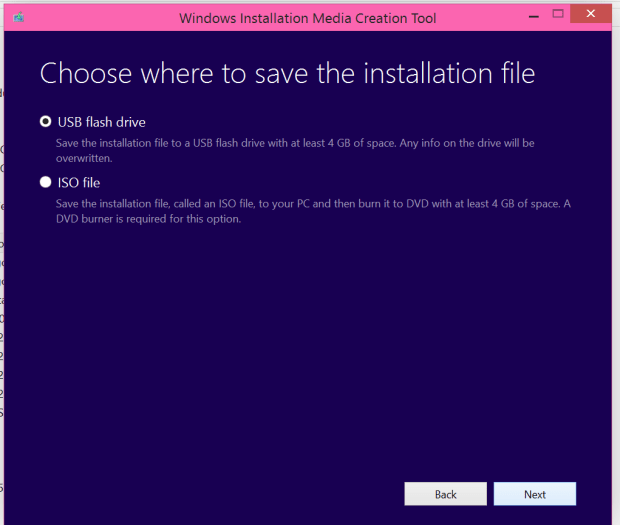 Create Recovery Media Setup 4