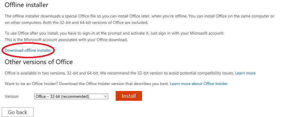 Office 365 Offline Installer