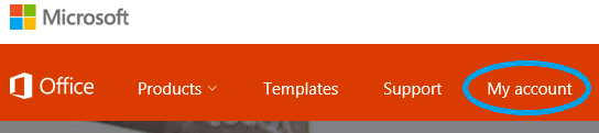 Office Website Menu Bar
