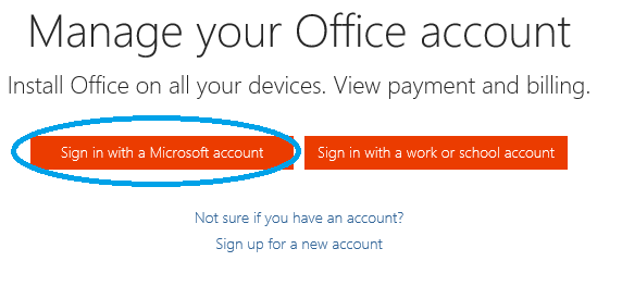 Sign in to Office Online