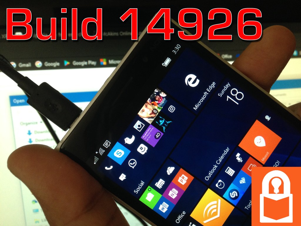 Handas on with Windows 10 Mobile Build 14926 (RS2) – Wi-Fi Settings, Sounds, and SMS Through&nbsp;Skype!